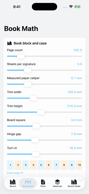 Foliowright: Bookbinding screenshot 3
