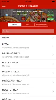 parma's pizza bar iphone screenshot 1