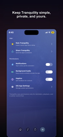Tranquility: Whitenoise HQ+ screenshot