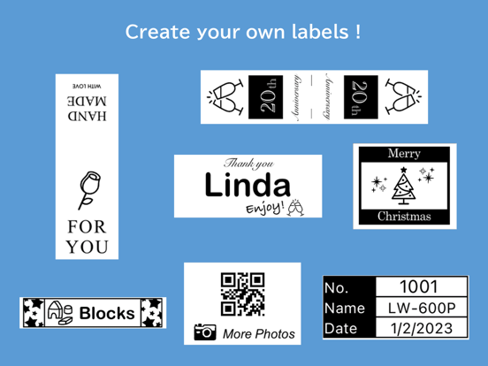 Epson Label Editor Mobile iPad screenshot 6 - Utilities app