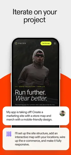 Captura de pantalla de Replit: Idea To Software, Fast en iPhone 2