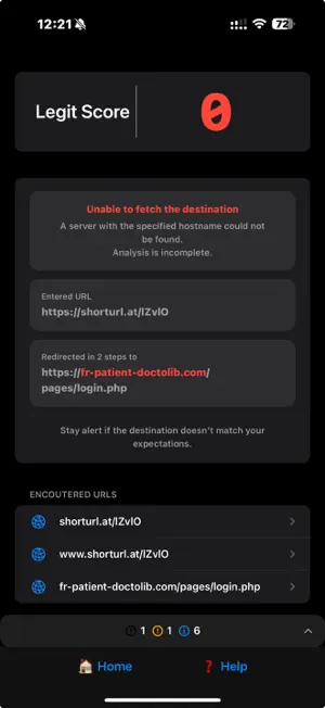 LegitURL screenshot 3