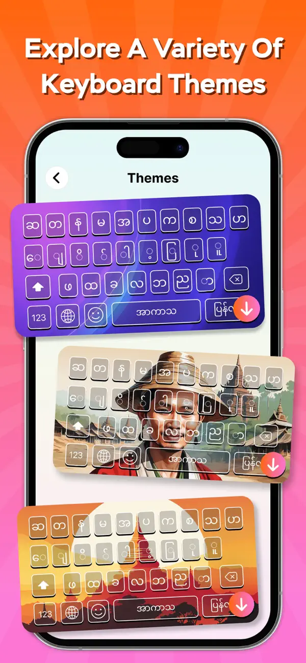 Screenshot #2 pour Myanmar Keyboard : AI Keyboard