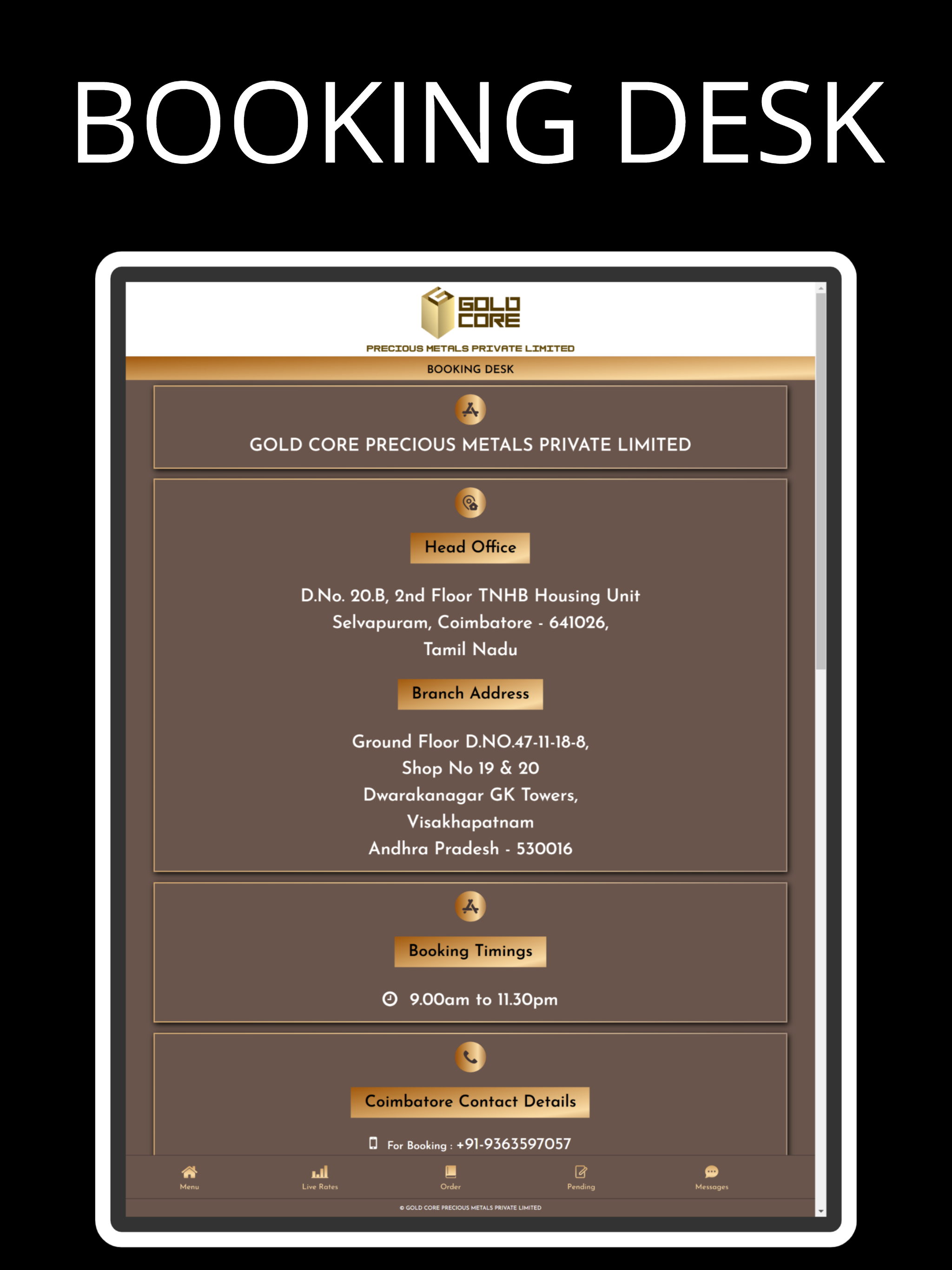 Gold Core Precious Metals screenshot 15