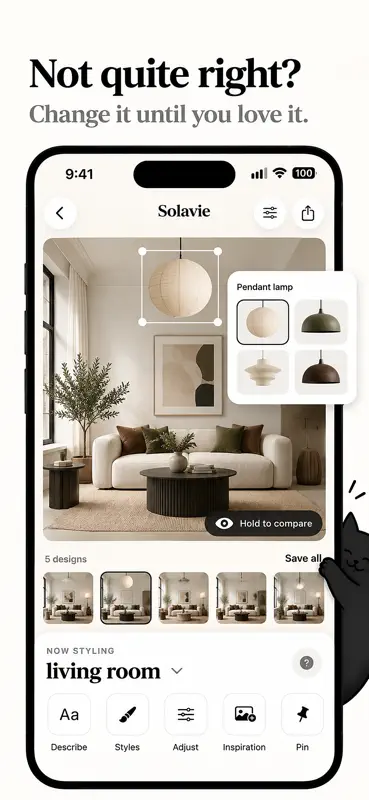 Solavie: Zimmer Einrichten KI screenshot 4 of 6