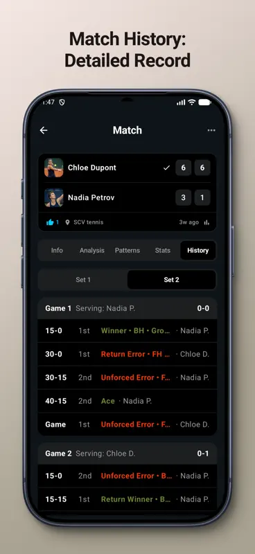 Smashpoint Tennis Tracker screenshot 10 of 10