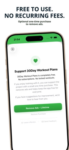30 Day Workout Plan Screenshot 10 of 10