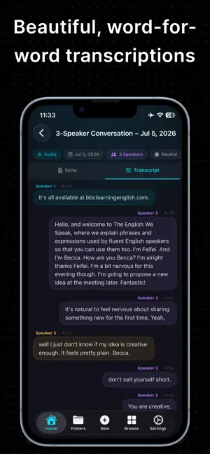 Transcribe: AI Note Taker screenshot 2