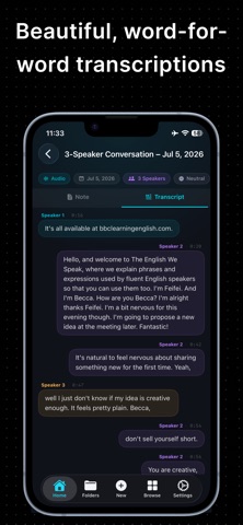 Transcribe: AI Note Taker Screenshot 2 of 6