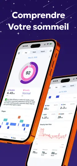 Capture d'écran de StressLess: AI Stress Tracker sur iPhone 6