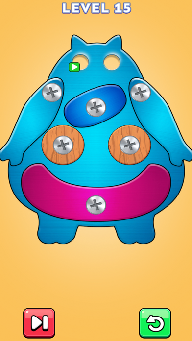 WOOD UNLOCK SCREW PUZZLE Screenshot