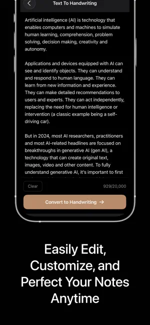 Text to Handwriting: Hand Note screenshot 2