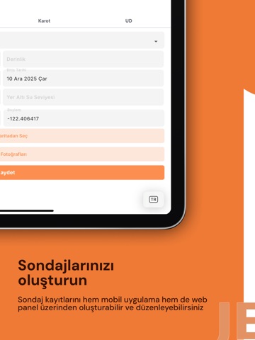 JeoLOG iPad screenshot