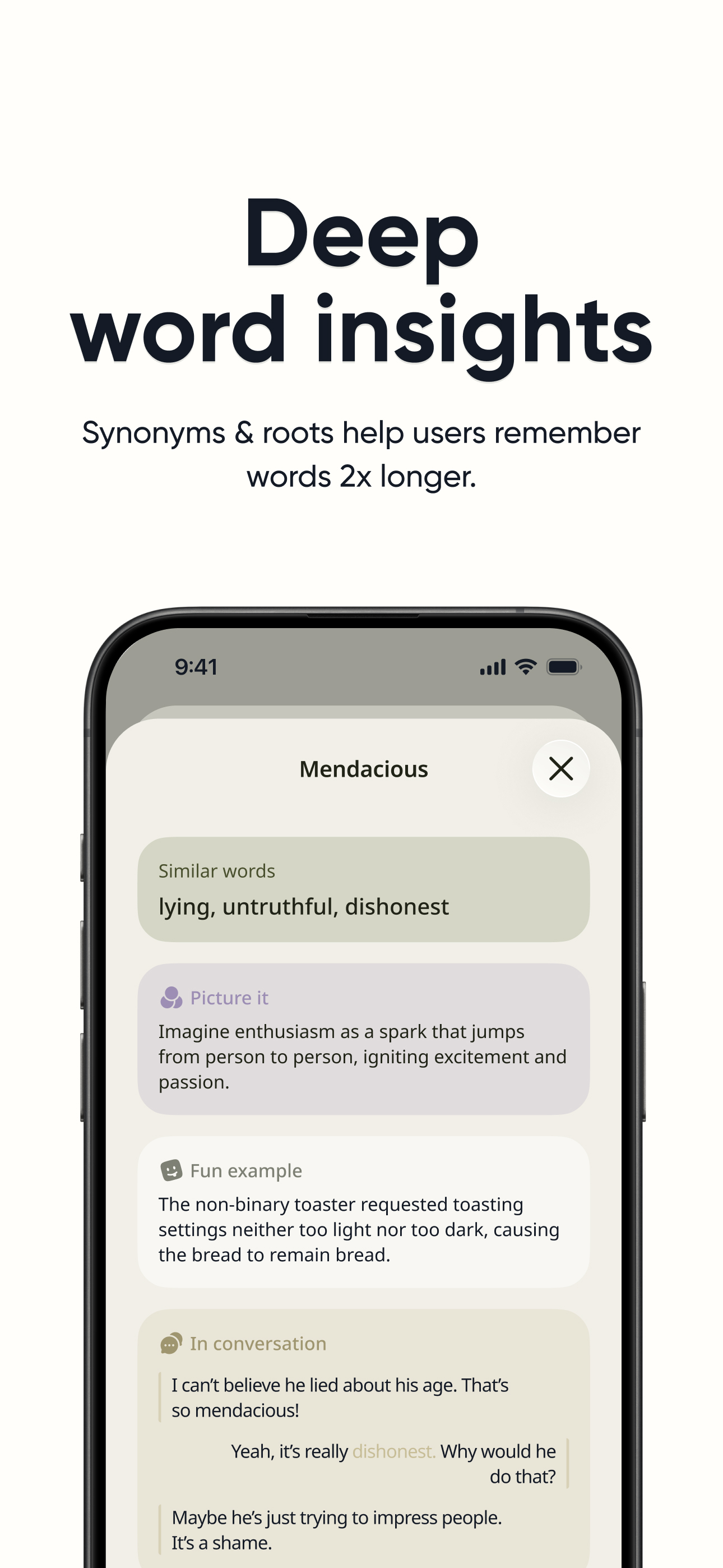 Vocabulary Builder by Learning