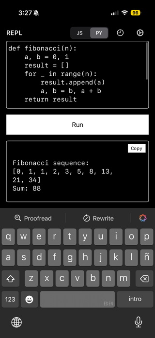 REPL Screenshot 2 of 3