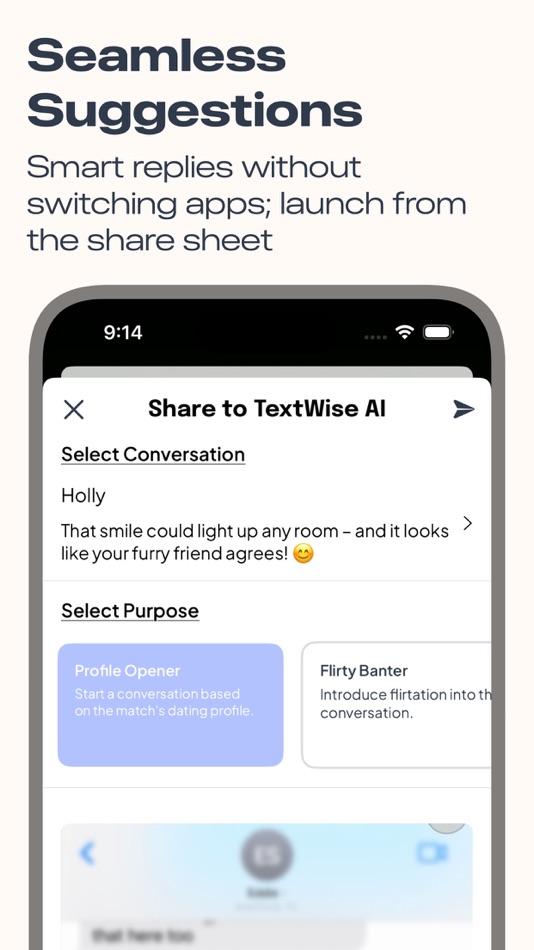 #5. Texting AI - TextWise (iOS) By: Jeremy Sharvit