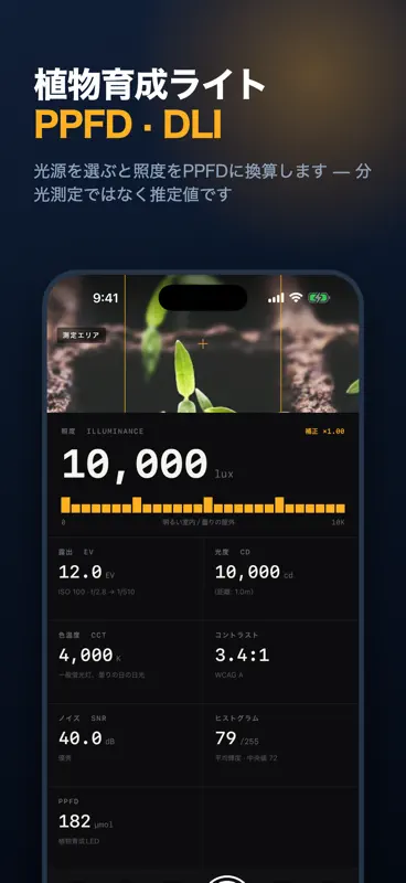 LightScope - 照度計・露出計 screenshot 3 of 5