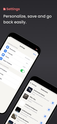 WikiUp: Explore, Swipe, Learn iPhone screenshot