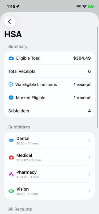 Receipt Savior - Save Receipts Screenshot 7 of 8