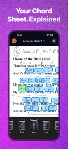 Guitar Wiz - Tuner & Chords iPhone screenshot 7
