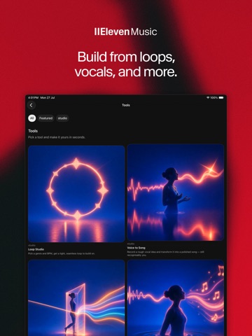 ElevenMusic: Create AI Songs iPad screenshot