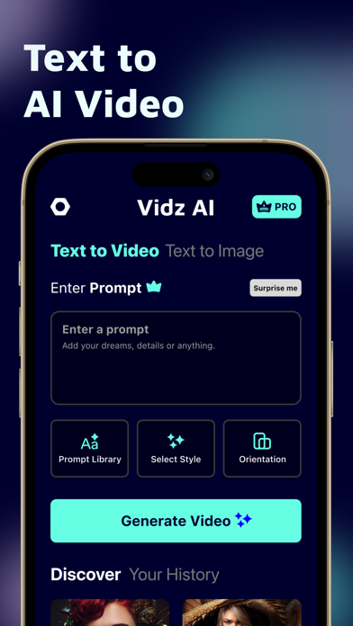 Vidz - AI Video Generator Screenshot