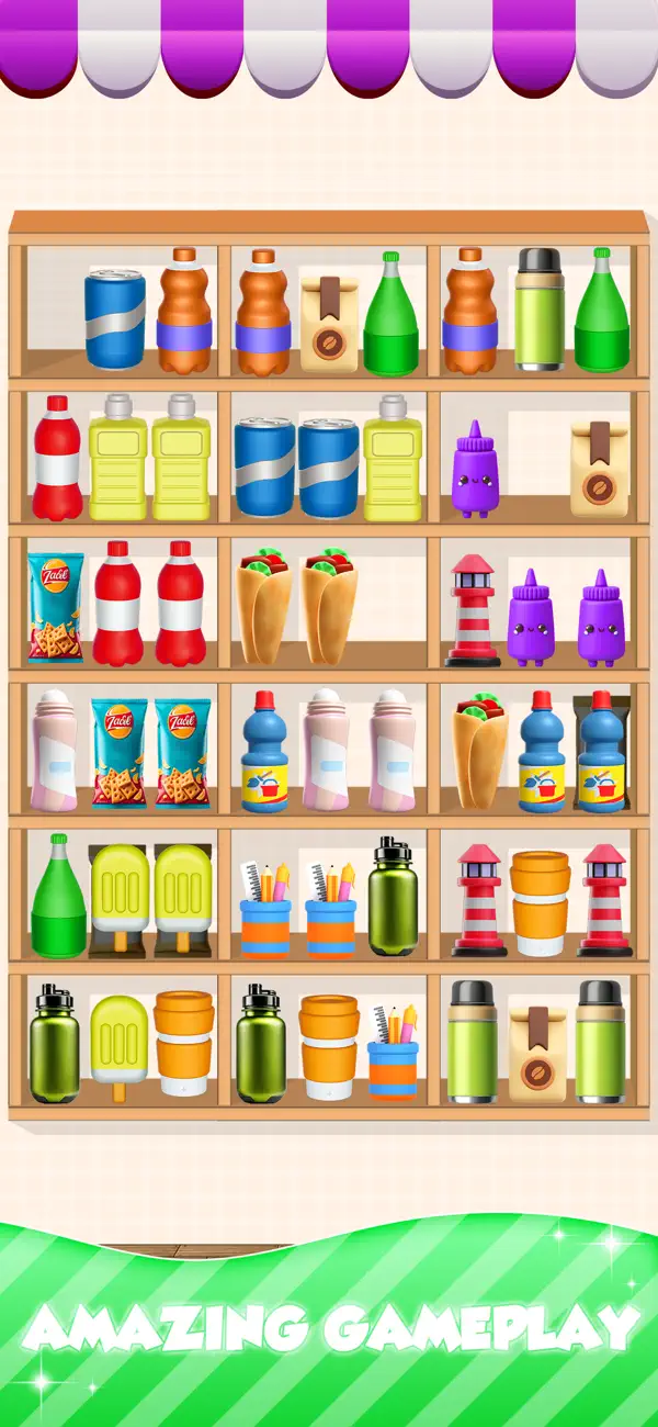 Screenshot #2 pour Closet Sort Goods Match 3D