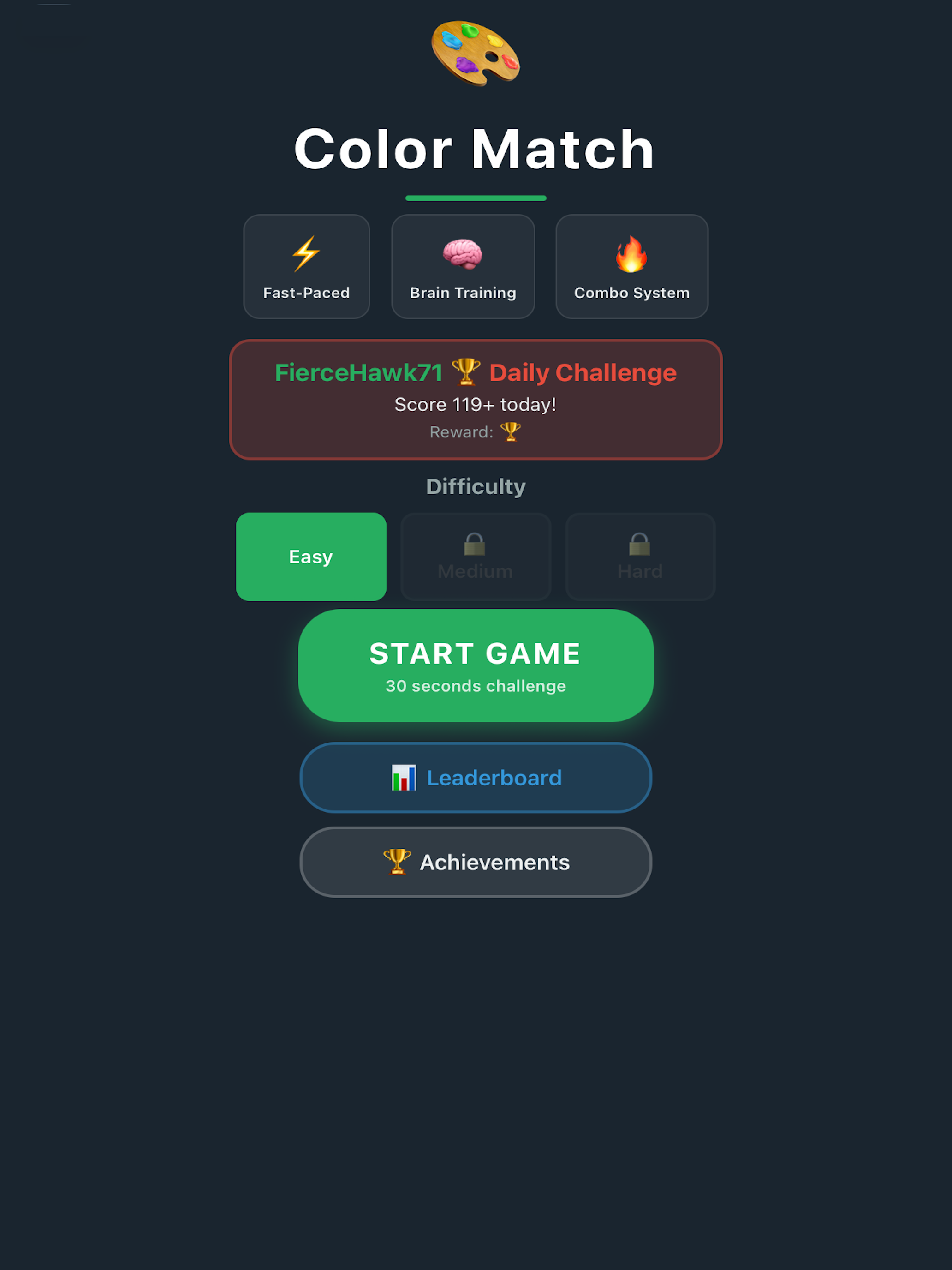 Color Match Game - Brain Quest screenshot 5