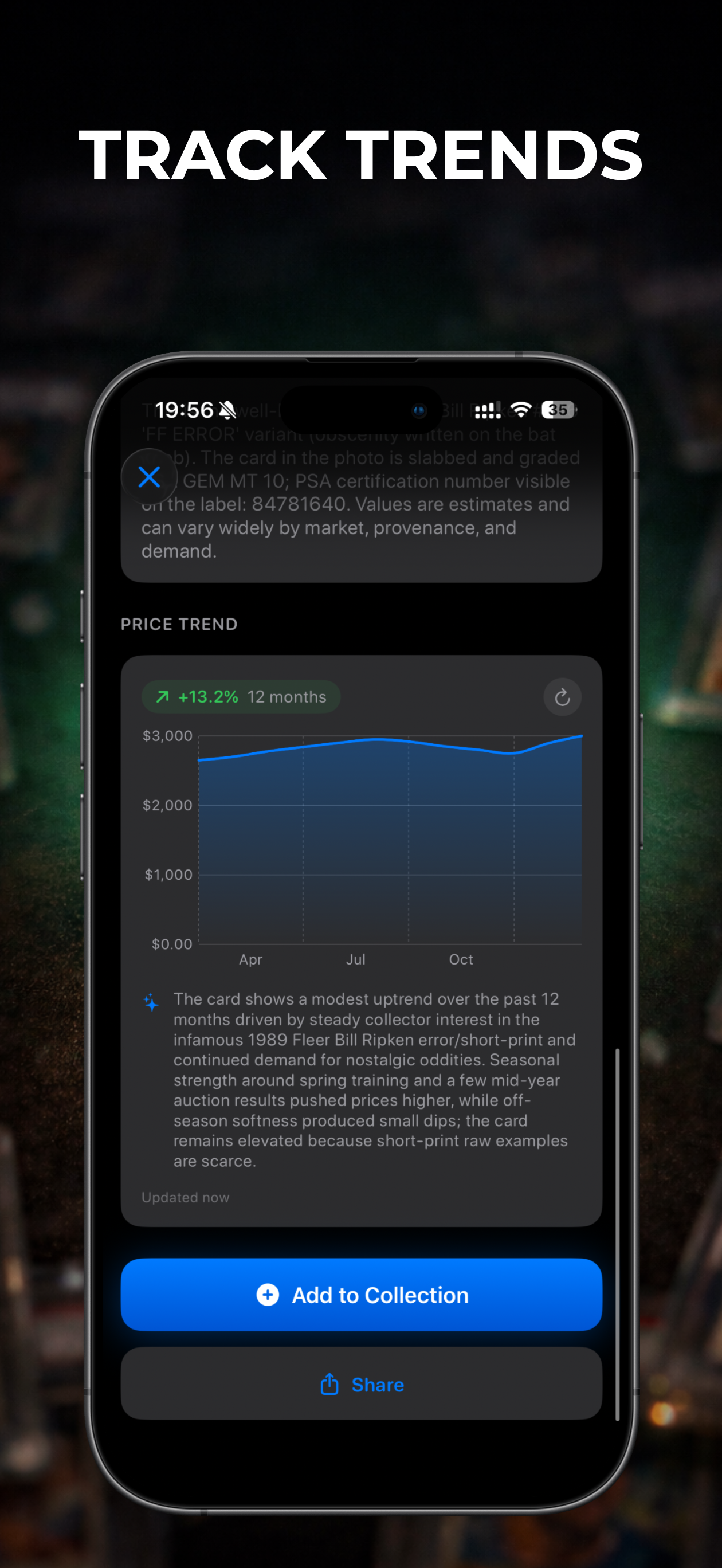 GrailSnap Sports Card Scanner