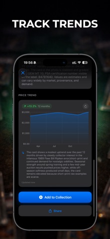 GrailSnap Sports Card Scanner screenshot