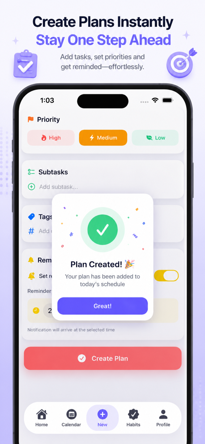 Daily Planner App 市场图