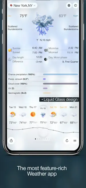 eWeather HD - Weather & Alerts screenshot 2