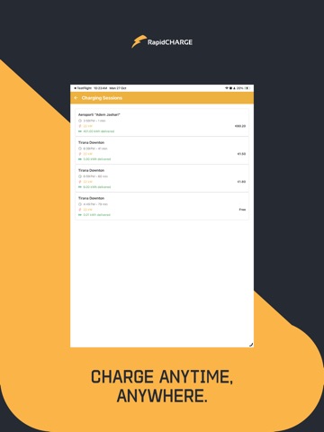 Rapid Charge iPad screenshot