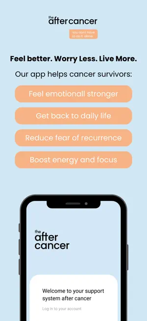 The After Cancer App screenshot 1