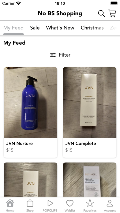 No BS Shopping Screenshot