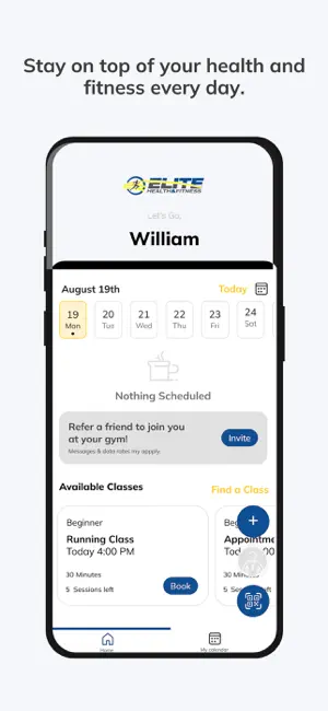 Elite Health and Fitness screenshot 2