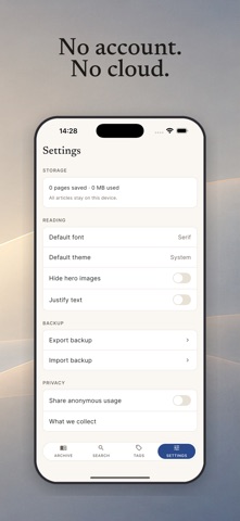 PageVault: Offline Reader Screenshot 6 of 6