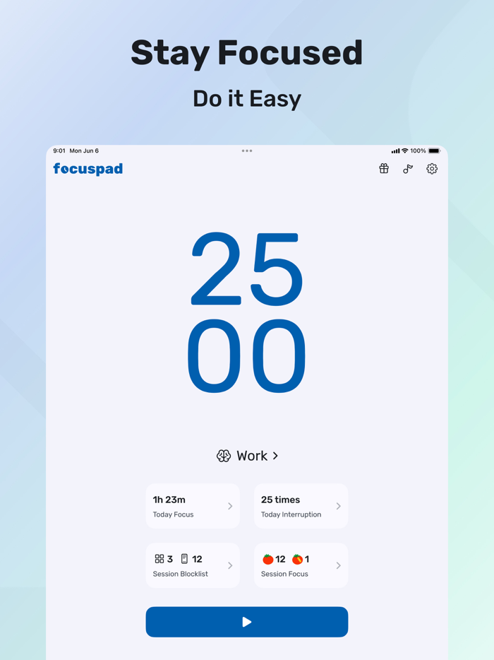 FocusPad - Focus Booster