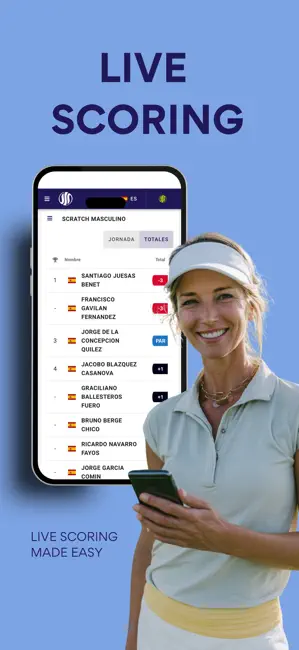 Golf Directo: Live Scoring iPhone screenshot 3