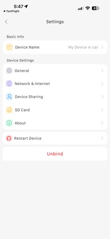 App screenshot