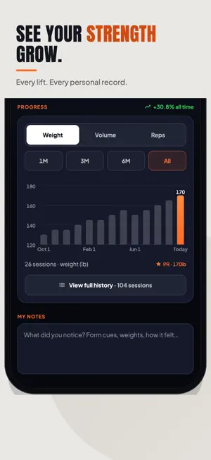 GymVim: Workout Tracker screenshot 3