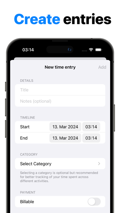 Time Tracker - TimePal Screenshot