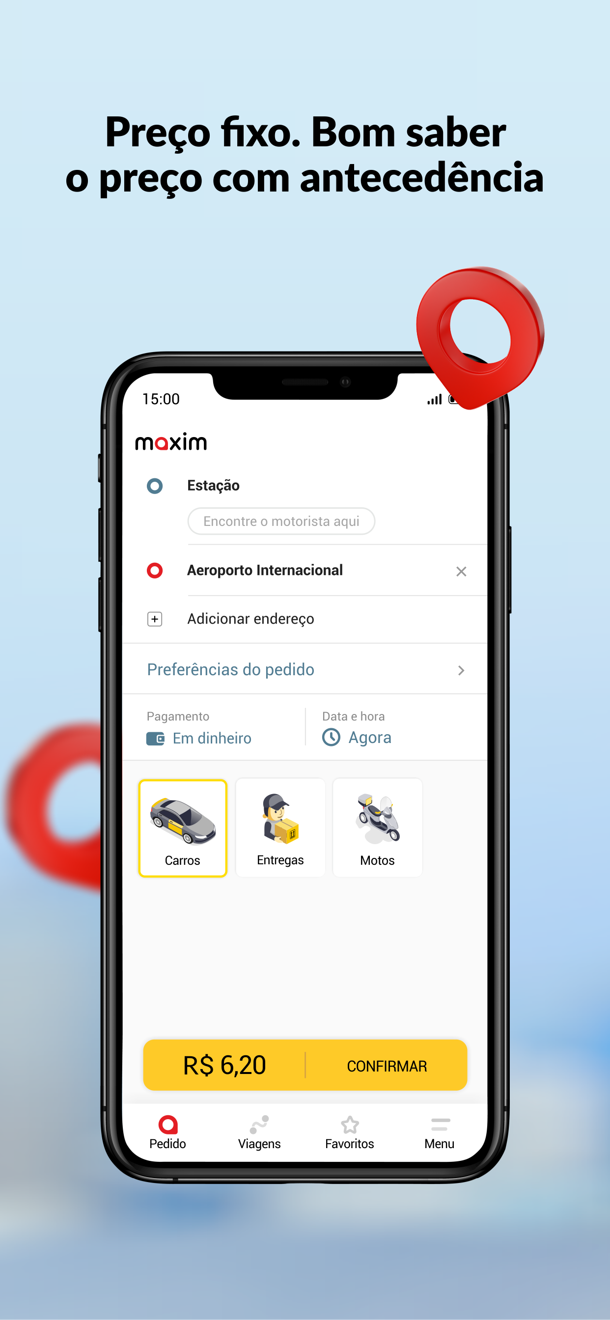maxim — viagens & entregas