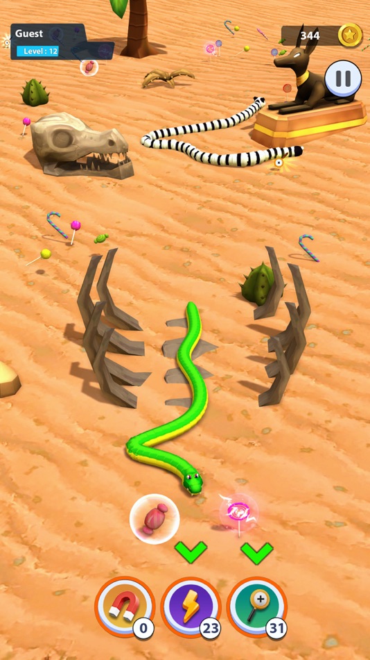 #2. Snake Games - Worm Game (iOS) By: Muhammad Arslan