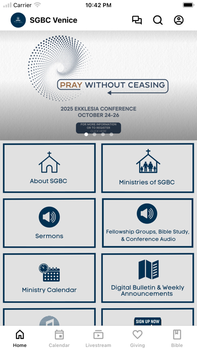 Saving Grace Bible Church Screenshot