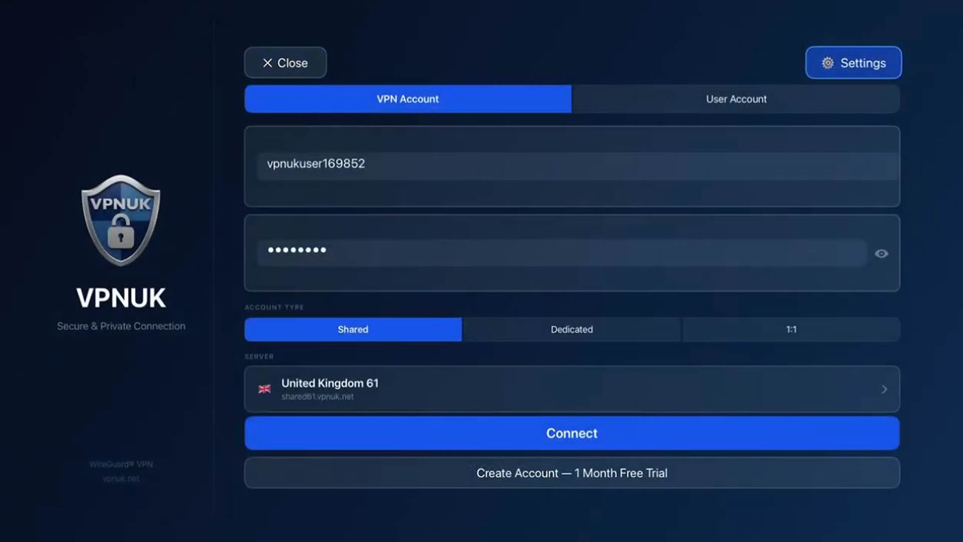 VPNUK for Apple TV screenshot 3