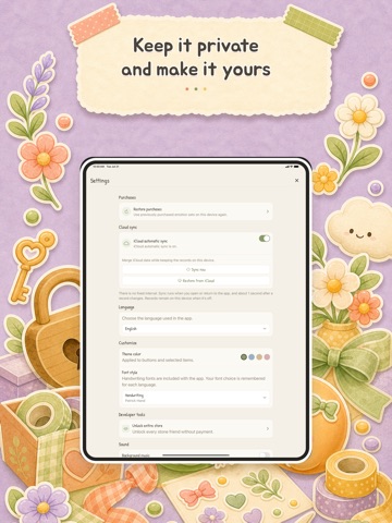 DayPebble: Mood Journal iPad screenshot