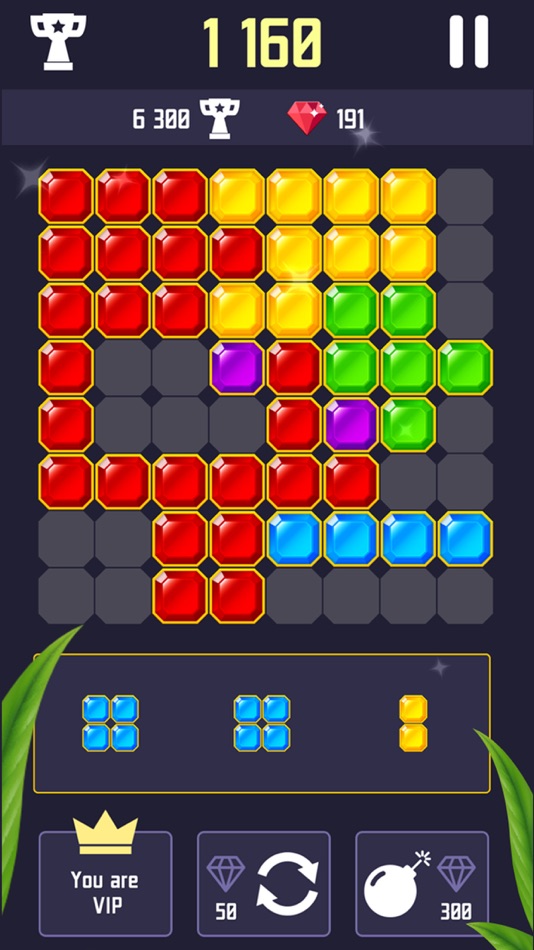 #1. Puzzle and blocks: jewel (iOS) 来自: Sergey Droba