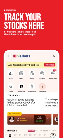 TOI Breaking News App & ePaper iPhone screenshot 4