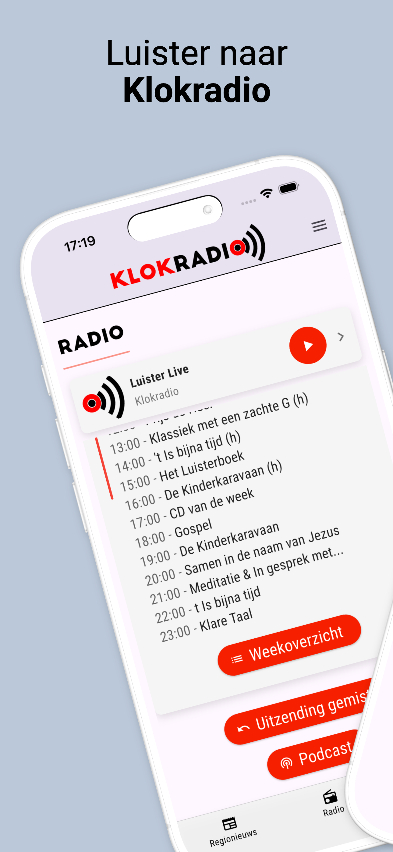Klokradio screenshot 3